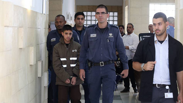 אחמד מנסארה בבית המשפט (צילום: עמית שאבי "ידיעות אחרונות") (צילום: עמית שאבי 