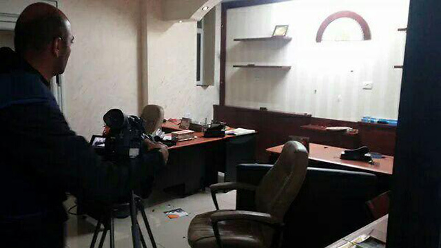 Al Hurriya radio station after IDF raid
