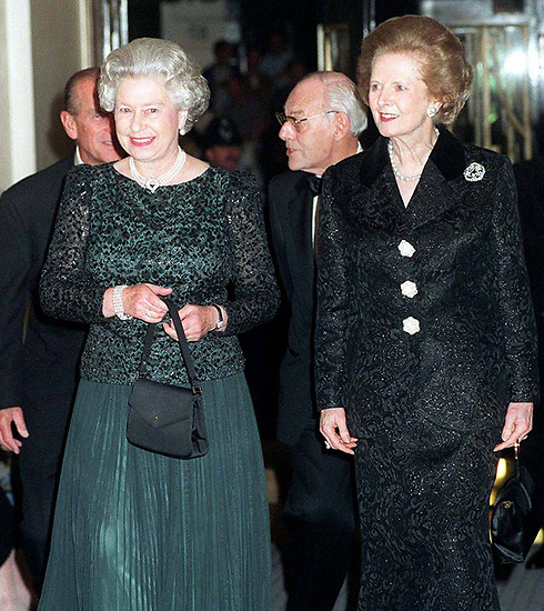 הברזל והמלכה, 1995 (צילום: AFP) (צילום: AFP)