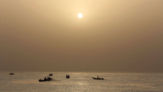 דייגים בעזה (צילום: AP) (צילום: AP)