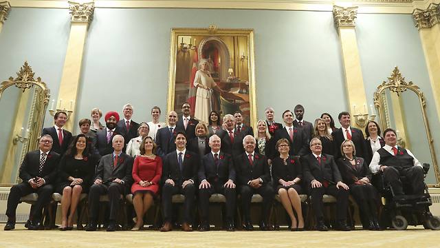 הממשלה החדשה בקנדה (צילום: רויטרס) (צילום: רויטרס)