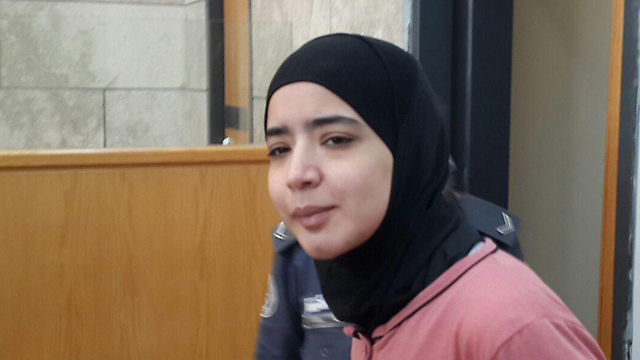 Asraa Abed in court on Thursday