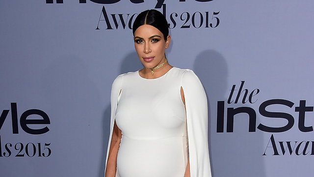 Kim Kardashian during her pregnancy with Saint (Photo: Getty Images)