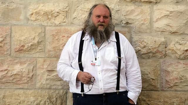 גונאר יונסון בביקורו בפסטיבל ירושלים (צילומים: גיל יוחנן) (צילום: גיל יוחנן) (צילום: גיל יוחנן)