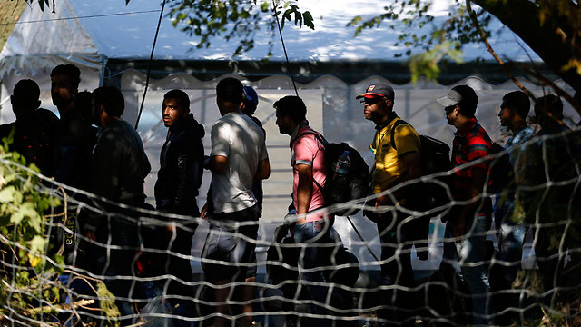 יש להם שלושה ימים לעזוב את המדינה. פליטים סורים בסרביה (צילום: AP) (צילום: AP)
