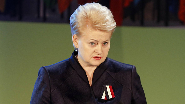 נשיאת ליטא גריבאוסקאיטה (צילום: AFP) (צילום: AFP)