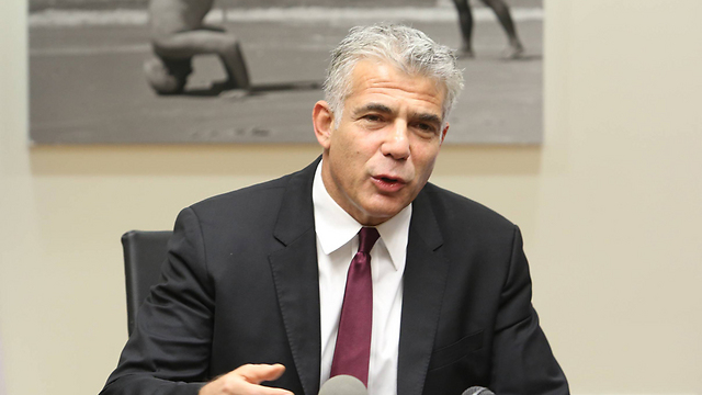 MK Yair Lapid. To his credit, he speaks out (Photo: Gil Yohanan)