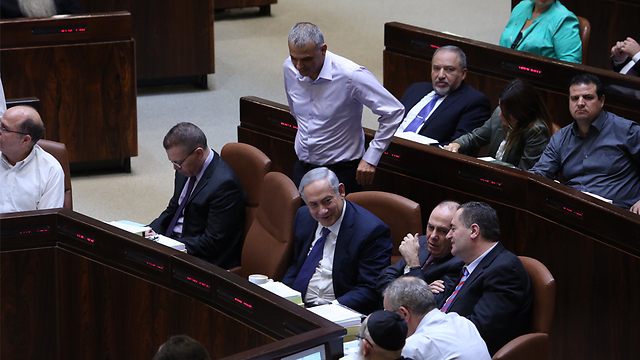 Budgetary discussions in the Knesset. (Photo: Gil Yohanan)