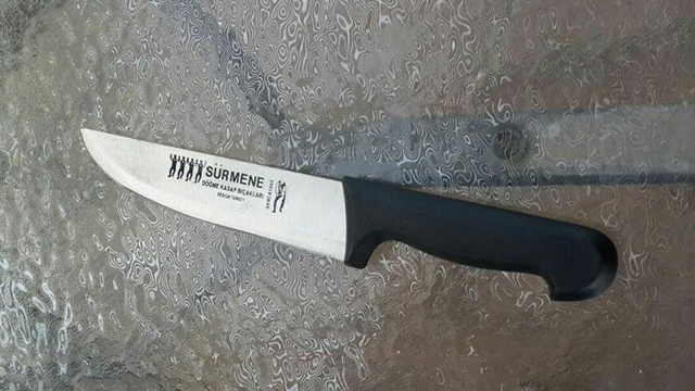 The knife found in the woman's possession (Photo: Police Spokesman)