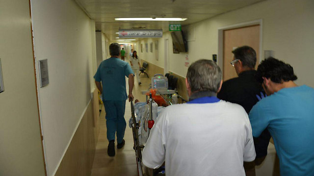 הפצועים פונו לבית החולים ברזילי באשקלון (צילום: דוברות ברזילי) (צילום: דוברות ברזילי)