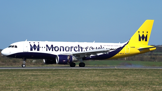 מטוס חברת התעופה הבריטית מונארך (צילום: Monarch.co.uk) (צילום: Monarch.co.uk)