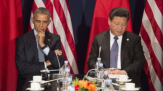 נשיא סין ונשיא ארה"ב (צילום: AFP) (צילום: AFP)