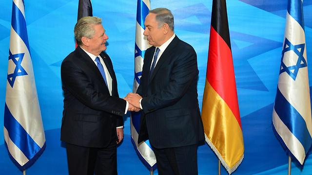 German President Gauck meets with Prime Minister Netanyahu (Photo: GPO)