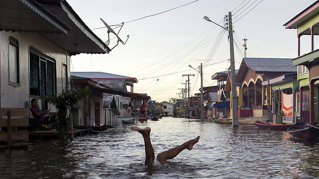 שיטפונות במדינת אמזונס, ברזיל (צילום: רויטרס) (צילום: רויטרס)
