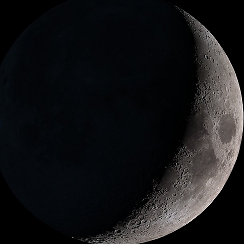 כך יראה הירח ב-14 בינואר 2016 (צילום הדמיה: נאס"א) (צילום הדמיה: נאס