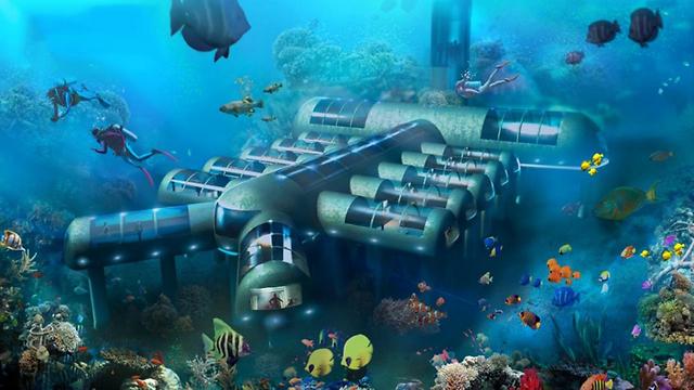 מלון פילנתרופי לשיקום שוניות אלמוגים: מלון פלאנט אושן מתחת למים ()