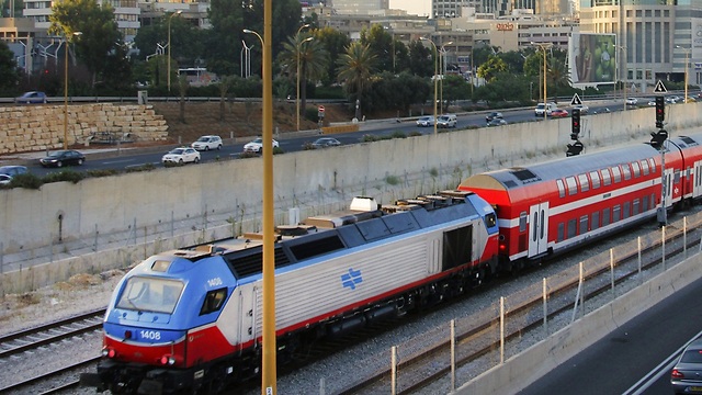 Israel Railways train (Photo: Israel Railways)