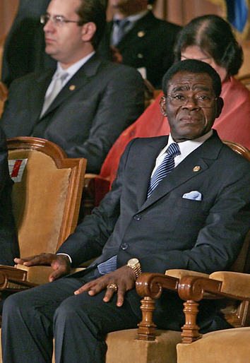 הון אישי של 600 מיליון דולר. נשיא גינאה המשוונית אוביאנג (צילום: mct)