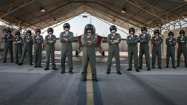 הטייסים החדשים של חיל האוויר (צילום: דובר צה"ל) (צילום: דובר צה