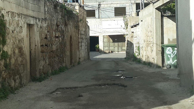 Street in the Arab city of Taybeh (Photo: Hassan Shaalan)