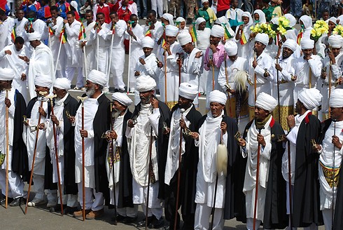 החגיגות בטימקט, אתיופיה (צילום: בני פירסט) (צילום: בני פירסט)