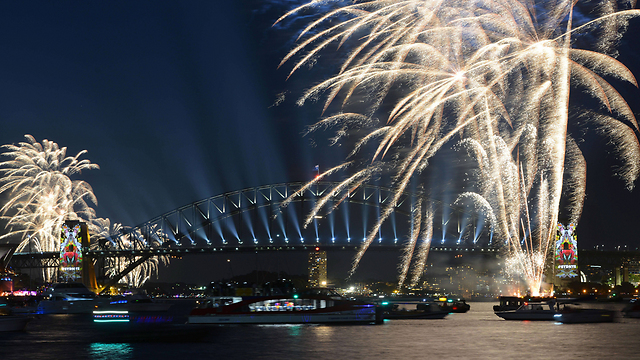 Fireworks in Sydney, Australia (Photo: AFP)