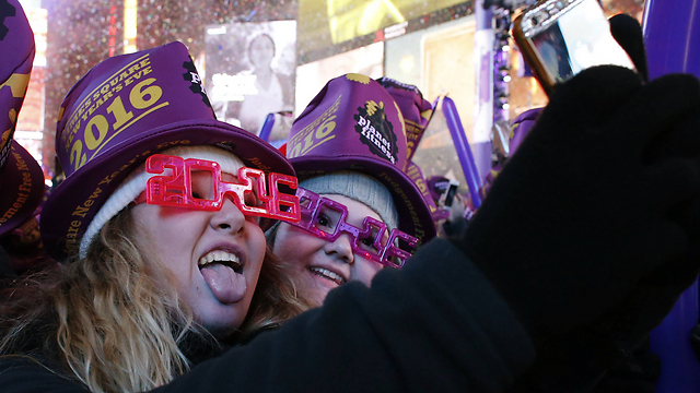 Revelers in New York City (Photo: AFP)