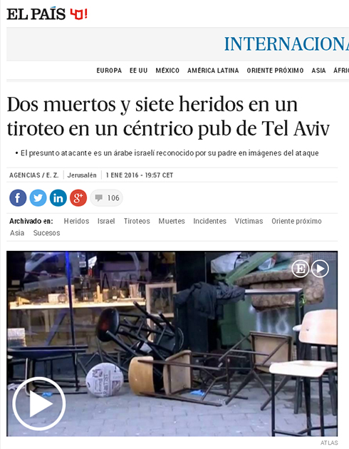 בעיתון הגדול בעולם בספרדית, "אל-פאיס" ()