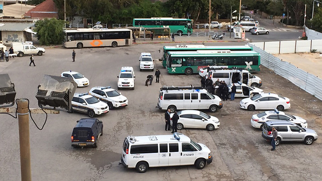 Police cars in Herzliya