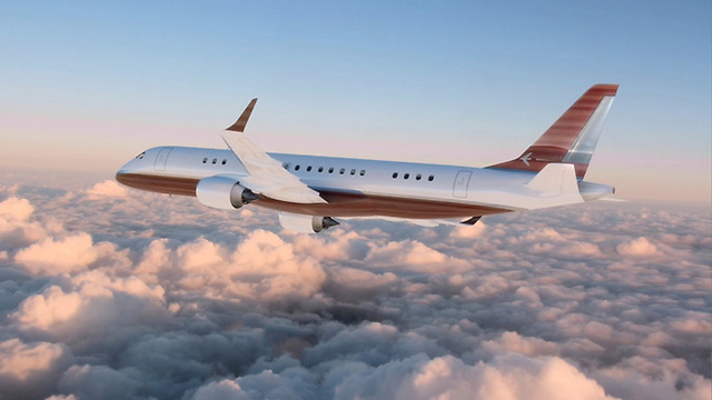 דמיינו לעצמכם יאכטה שיכולה לעוף בשמיים: Skyacht One  של אמבראר (Embraer Executive Jets) (Embraer Executive Jets)