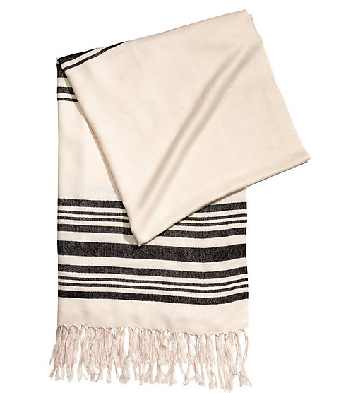 No, it's not a tallit. It's an $18 scarf (Photo: H&M website) 