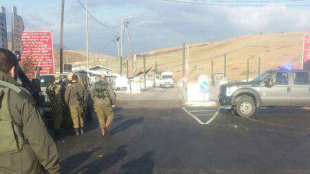 Beqoat checkpoint, shortly after an attempted stabbing attack 