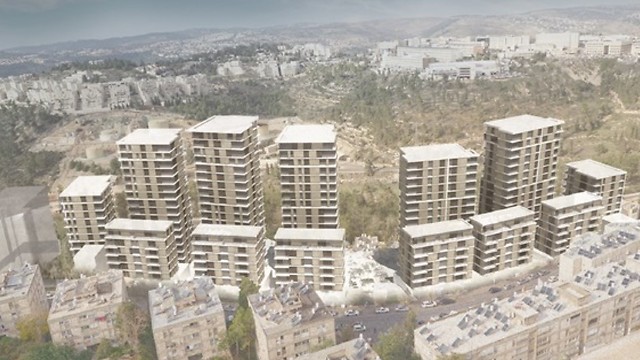 הדמיית פרויקט הארזים בירושלים (הדמיה: פרוס אדריכלים) (הדמיה: פרוס אדריכלים)