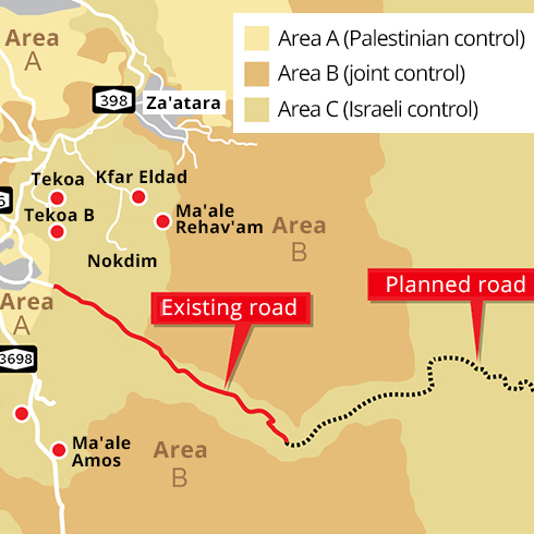 The planned road