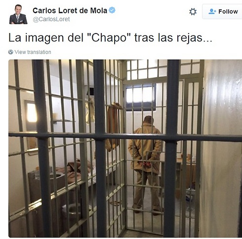 "אל צ'אפו" בכלא. עורך דינו: "הם הורגים אותו" (צילום מסך: מתוך הטוויטר) (צילום מסך: מתוך הטוויטר)
