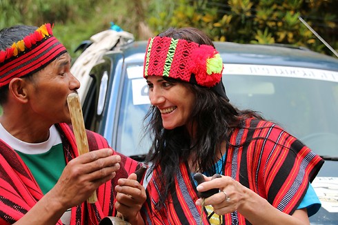 מפגש עם שבטי האיפוגאו בבטאד  (צילום: סיגל יושע) (צילום: סיגל יושע)