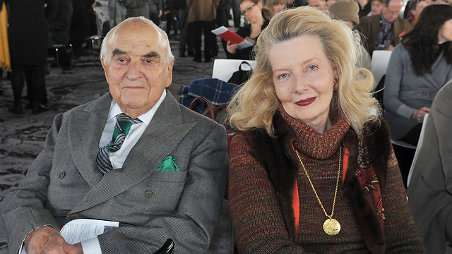 Lord George Weidenfeld, who has died aged 96, and his wife, Annabelle (Photo: EPA)