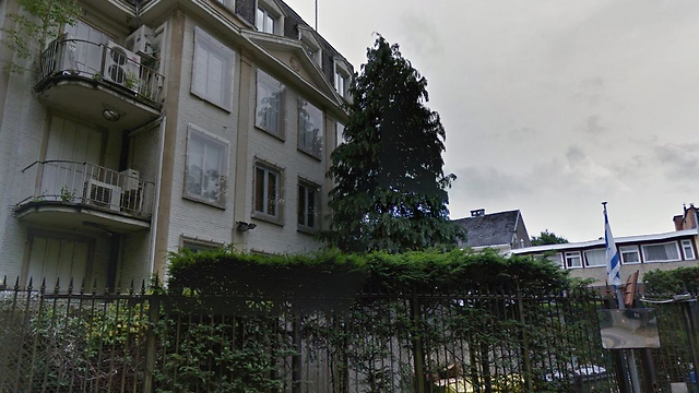 שגרירות ישראל בבלגיה (צילום: Street View on Google Maps) (צילום: Street View on Google Maps)