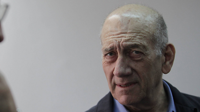 Olmert in court on Tuesday (Photo: Gil Yohanan)