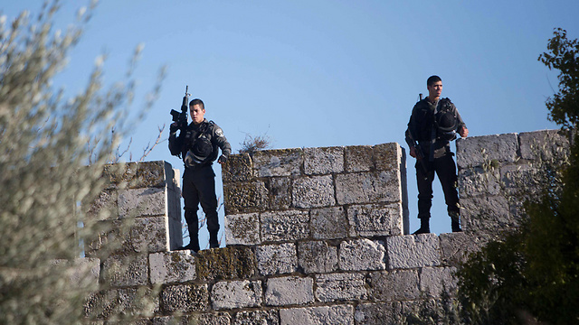Border Police at the Damascus Gate (Photo: AFP) (Photo: AFP)