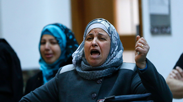סוהא אבו חדיר, אמו של מוחמד (צילום: AFP) (צילום: AFP)