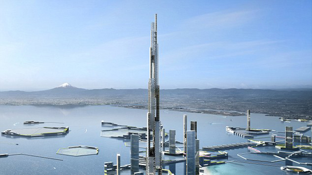 בתוכנית: מגדל של 1.7 ק"מ, 55 אלף דיירים (צילום: DAILYMAIL, KFP ARCHITECTS) (צילום: DAILYMAIL, KFP ARCHITECTS)