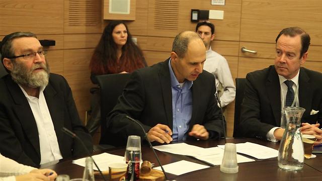 שגריר הולנד בישראל, מנהל ועדת הכספים ויו"ר הוועדה בזמן הדיון היום (צילום: דוברות הכנסת) (צילום: דוברות הכנסת)