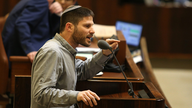 MK Bezalel Smotrich. Racist statements? The opposition responds with a light finger-wag. (Photo: Amit Shabi)