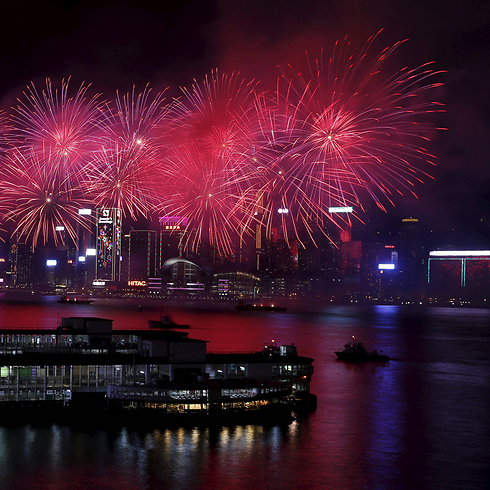 ראש השנה הסיני בהונג קונג (צילום: רויטרס) (צילום: רויטרס)