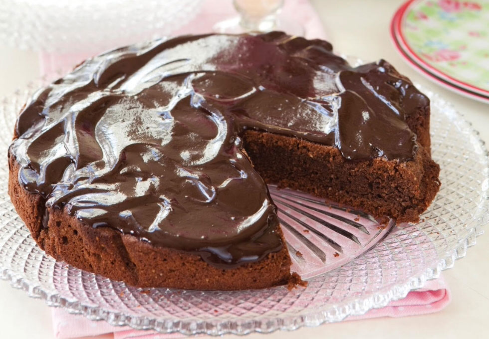 עוגת שקדים ושוקולד ללא גלוטן (צילום: איילת הירשמן)