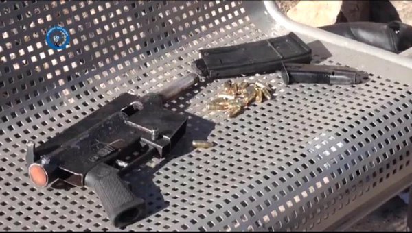 Improvised firearm (Photo: Israeli Police Spokesperson)
