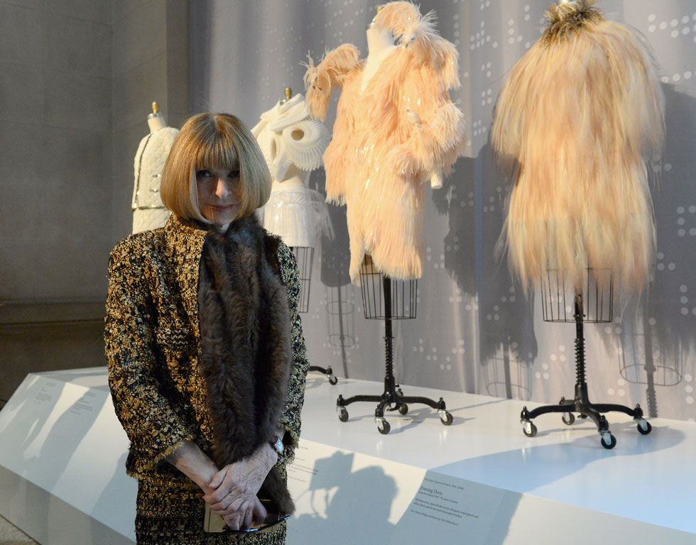 אנה ווינטור כבר מתכוננת לתערוכת האופנה השנתית של מוזיאון המטרופוליטן בניו יורק בחסות ווג (צילום: Gettyimages)