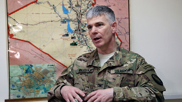 קולונל סטיב וורן, דובר הקואליציה נגד דאעש בראשות ארה"ב (צילום: AP) (צילום: AP)