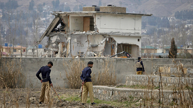 אחוזת המסתור של בן לאדן באבוטבאד, פקיסטן, לאחר הריסתה (צילום: רויטרס) (צילום: רויטרס)